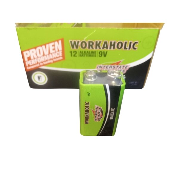 Interstate Batteries Workaholic 9V Alkaline 11 Count Proven Performance - Picture 4 of 5